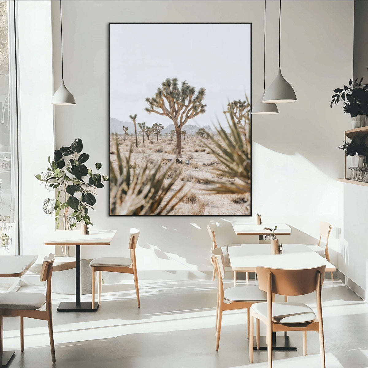 Joshua Tree Wall Art | Framed Desert Landscape Canvas