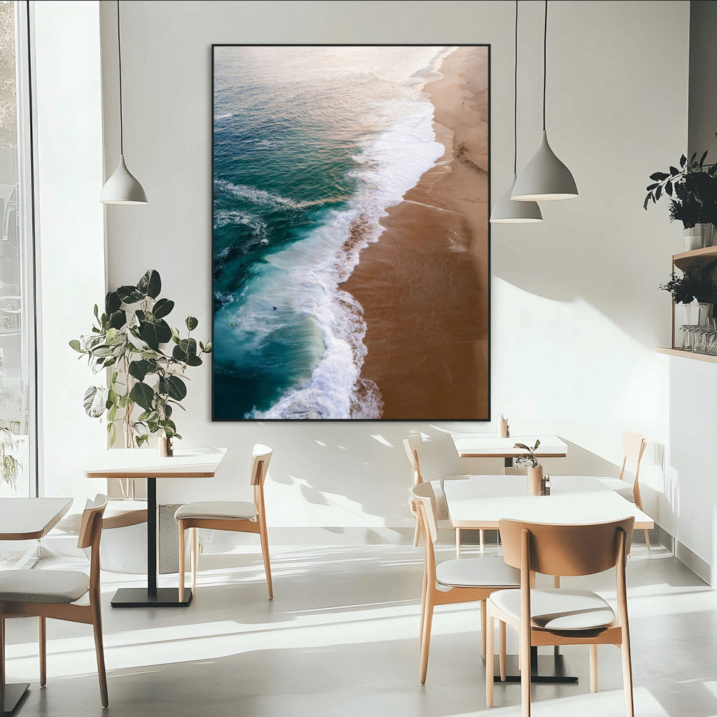 Serene Ocean Waves Wall Art Beach Wall Decor