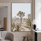 Joshua Tree Wall Art | Framed Desert Landscape Canvas