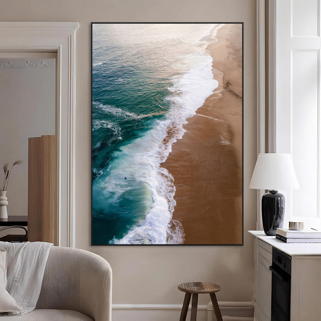 Serene Ocean Waves Wall Art Beach Wall Decor
