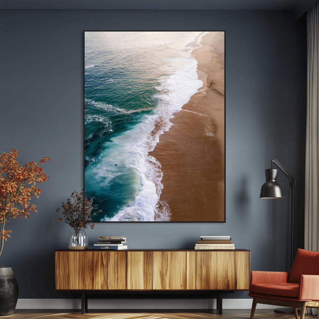 Serene Ocean Waves Wall Art Beach Wall Decor