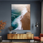 Serene Ocean Waves Wall Art Beach Wall Decor