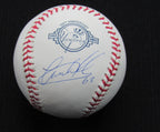 Jesus Montero Signed/Auto Yankees 100th OML Baseball STEINER Inscr 187154