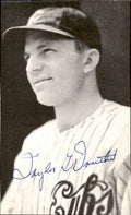 Taylor Douthit Chicago Cubs d. 1986 Signed/Auto 3x5  Photo 178196