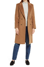 Lauren Ralph Lauren Double Breasted Wool Blend Reefer Coat Vicuna Size 6