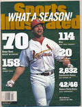 October 5, 1998 Mark McGwire Sports Illustrated NO LABEL Newsstand Cardinals