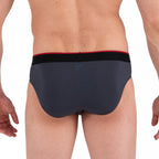 3 Pack Stretch Brief // Red + Gray + Black
