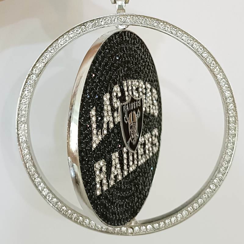 Rotating Sports Team Logo Pendant Necklace –  Perfect Gifts for True Fans