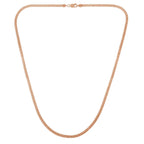 Ice Barrel Chain in 14k Rose Gold (3.10 mm)