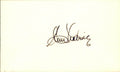 Clem Labine Brooklyn Dodgers d.2007 Signed/Autographed 3x5 Index Card 162493