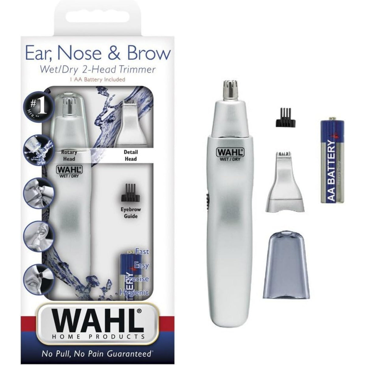 Wahl Wet Dry Dual Head Trimmer - Multi Use Grooming Tool - 5545-506-MI