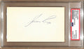 Jim Ringo HOF Autographed 3x5 Index Card Philadelphia Eagles PSA/DNA 179073