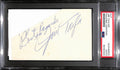 Jim Taylor HOF Autographed/Inscr 3x5 Cut/Index Card Packers PSA/DNA 184810
