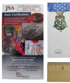 Jack H. Jacobs, MOH Recipient, Signed MOH 4x6 Society Card JSA 146371