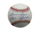 Sam Brison Autographed/Inscr OML Baseball Negro League Black Barons JSA 180561