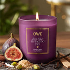 Dark Rum Pistachio Fig Candle