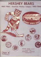 Hershey Bears 3/12 1966 Program vs. Cleveland AHL 127990