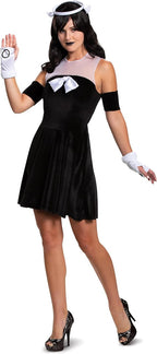 Alice Angel Bendy and The Ink Machine Deluxe Costume Dress for Teen 7-9