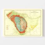 Old Geological Map of the Black Hills 1879