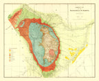 Old Geological Map of the Black Hills 1879