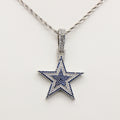 Dallas Cowboys Zircon Star Necklace –   Gift for Game Day, Birthday & Holiday