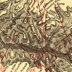 Vintage Map of the Grand Canyon 1904