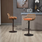 Modern Swivel Bar Stools Adjustable Counter Chairs