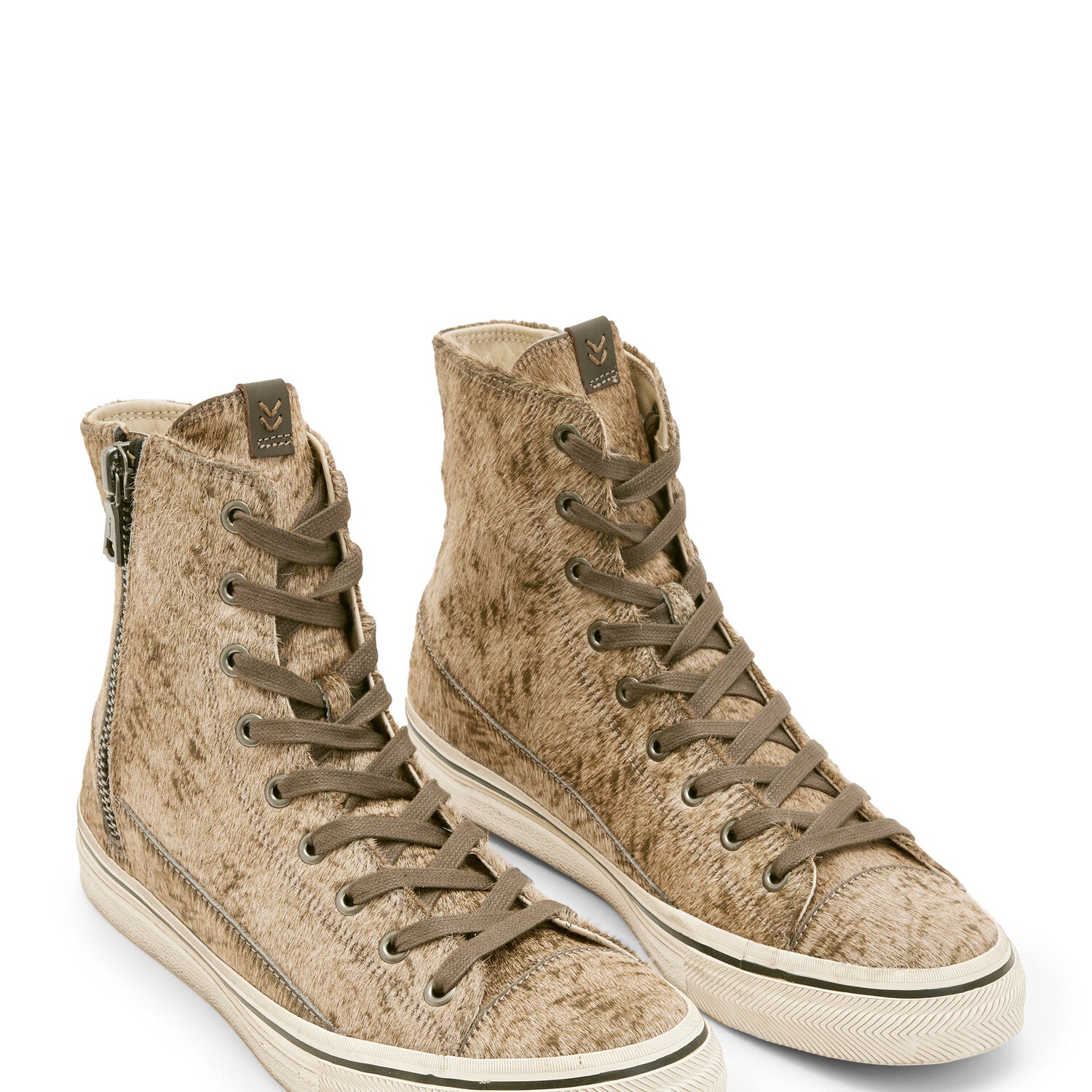 Vulc Zip High Top // Distressed Brown