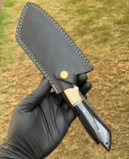 Custom Hand Forged D2 steel Cleaver Knife