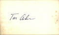 Tom Acker Cincinnati Reds d.2021  Signed/Autographed 3x5 Index Card 162620