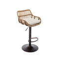 Modern Swivel Bar Stools Adjustable Counter Chairs