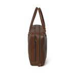 Dixon Brown Buffalo Leather Laptop Office Briefcase