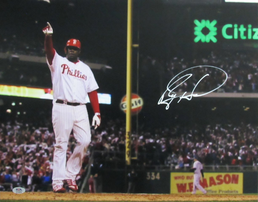 Ryan Howard Philadelphia Phillies Signed/Autographed 16x20 Photo PSA 192094