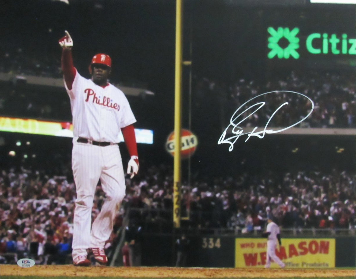 Ryan Howard Philadelphia Phillies Signed/Autographed 16x20 Photo PSA 192094