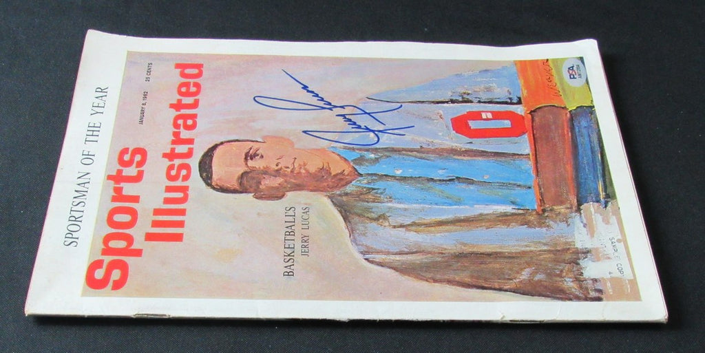 Jerry Lucas HOF Signed 1962 Sports Illustrated Magazine Royals PSA/DNA 184614