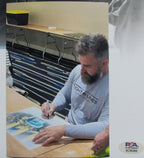 Jason Kelce Philadelphia Eagles Signed/Auto 16x20 Podium Photo PSA/DNA 190360
