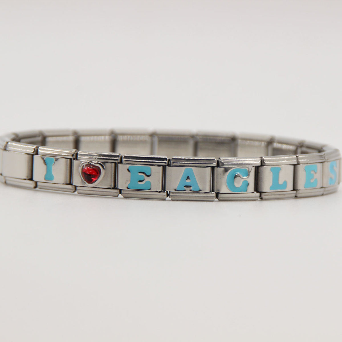 GO BIRDS  Italian Charm Bracelet -Game Day & Special Gift for Eagles Fans