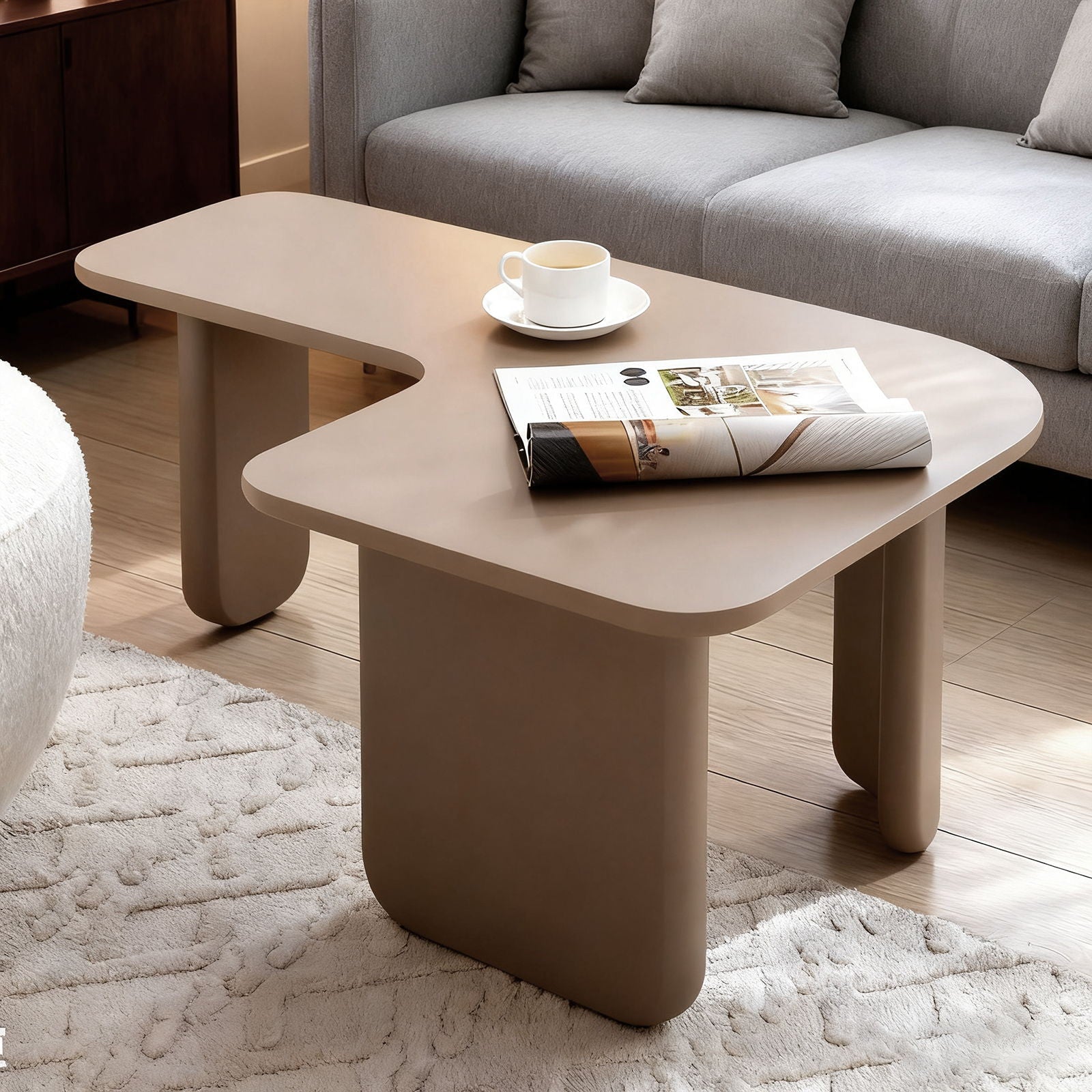 L-Shape Coffee Table