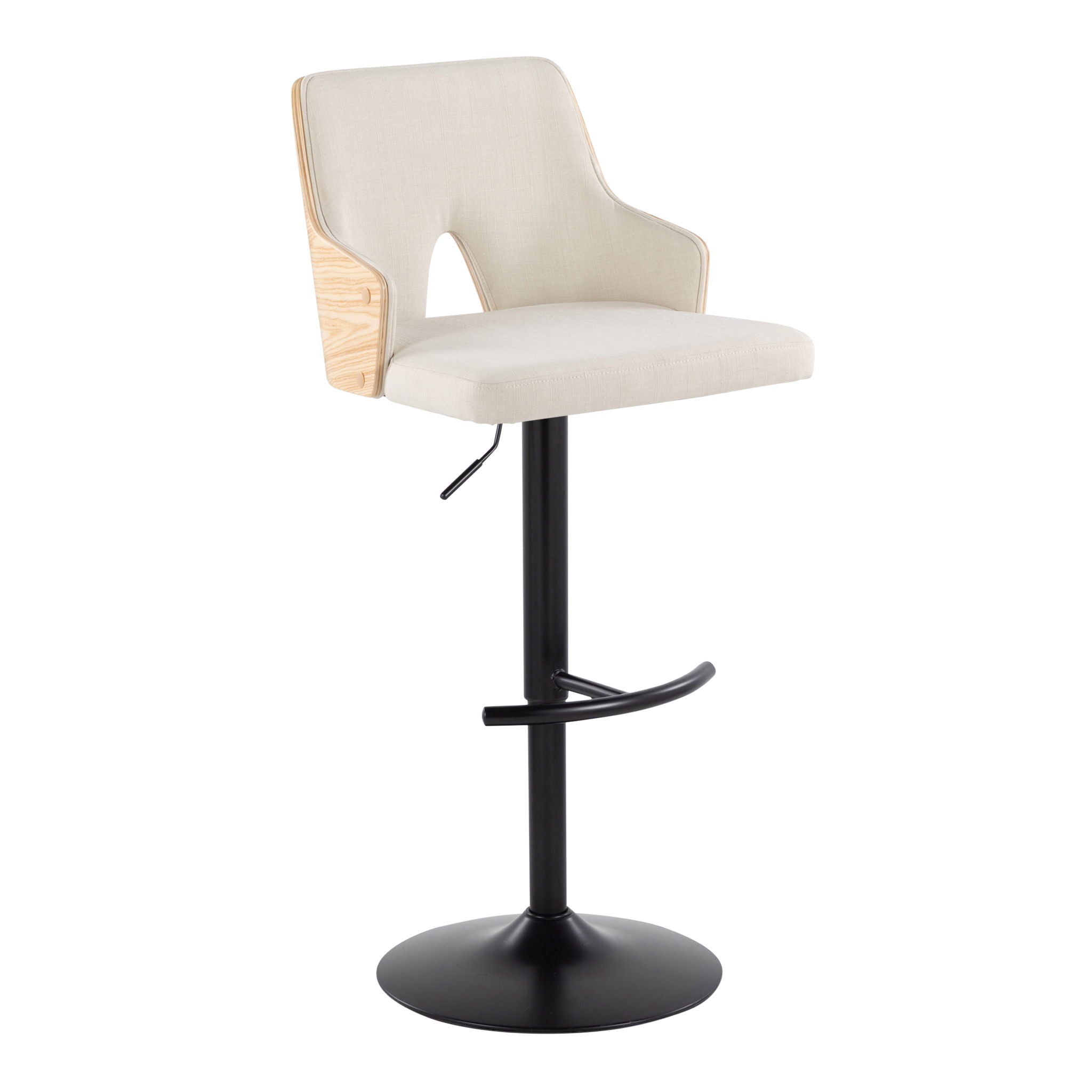 Stella - Contemporary With Swivel And Rounded T Footrest (Set