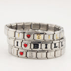 Buffalo Bills Italian Charm Bracelet – Perfect Fan Gift for Birthday, Christmas, Valentine’s Day & Game Day