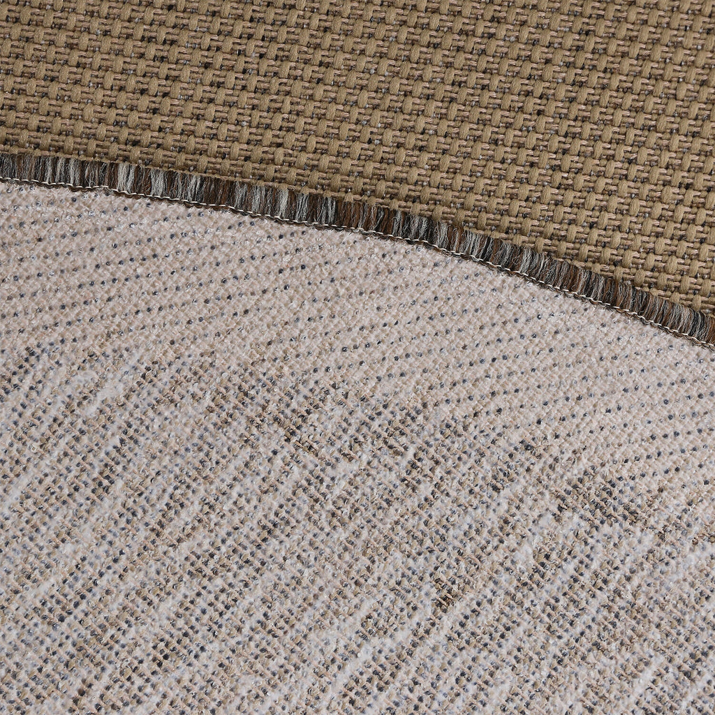 Jute Sisal Round Rug // Beige + Brown
