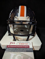 Denver Broncos Rick Upchurch Autographed Inscribed Throwback Mini Helmet Jsa Coa