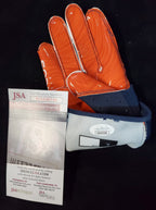 Denver Broncos Damarri Mathis Autographed Signed Glove Jsa Coa