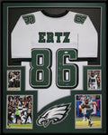 Framed Philadelphia Eagles Zach Ertz Autographed Jersey Ertz Holo