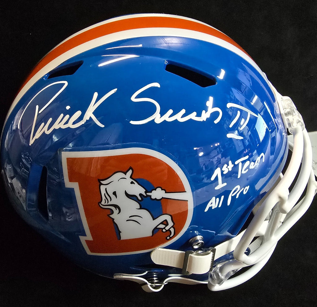 Denver Broncos Pat Surtain Ii Signed Insc Replica Full Size Helmet Beckett