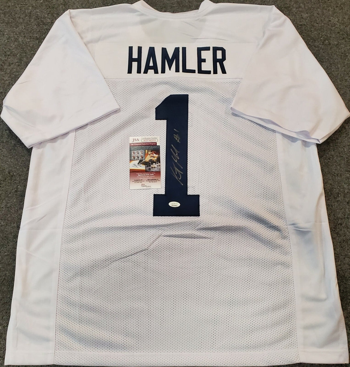 Penn State Kj Hamler Autographed Signed Jersey Jsa Coa