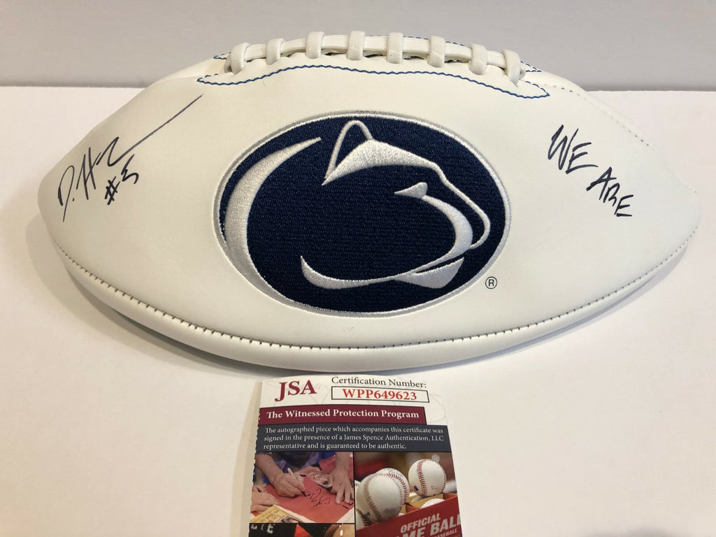 Daesean Hamilton Autographed Signed Inscribed Penn State Logo Football Jsa  Coa