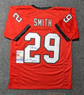 Georgia Bulldogs Chris Smith Autographed Signed Inscribed Jersey Jsa  Coa