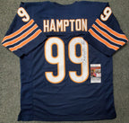 Chicago Bears Dan Hampton Autographed Signed Inscribed Jersey Jsa Coa