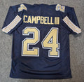 Phil Campbell Iii Unsigned Pitt Panthers Style Custom Jersey